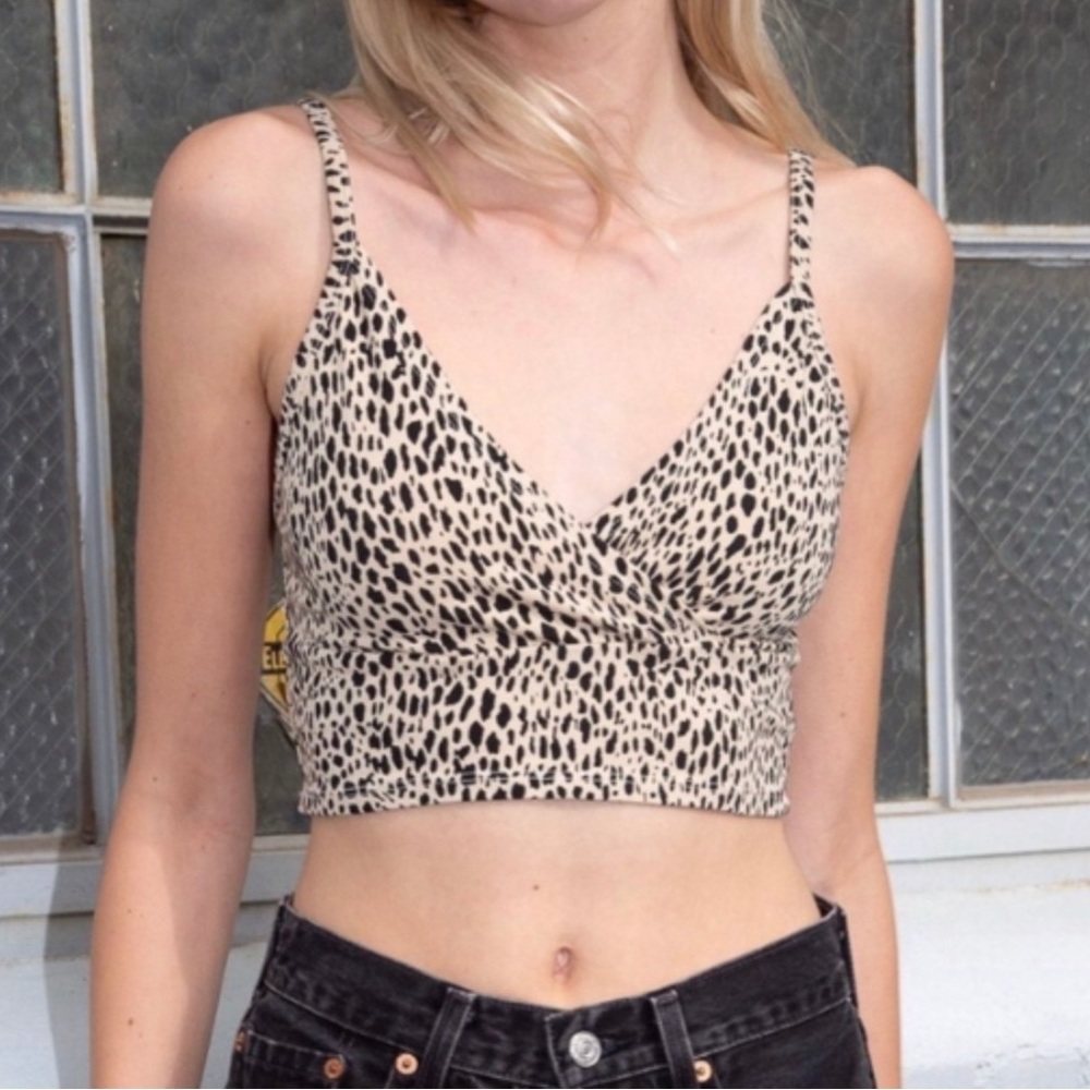 Brandy Melville Cheetah Amara Tank Top